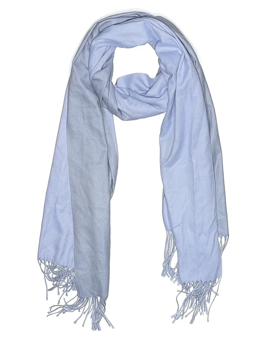 Light Blue Women's Fringe Scarf
